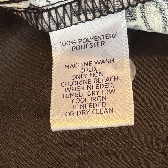 Ann Taylor LOFT Pattern Crop High Rise Palazzo Pant- 10P - Picture 4 of 4